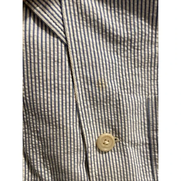 Polo Ralph Lauren Seersucker Blazer/Jacket, Size Med